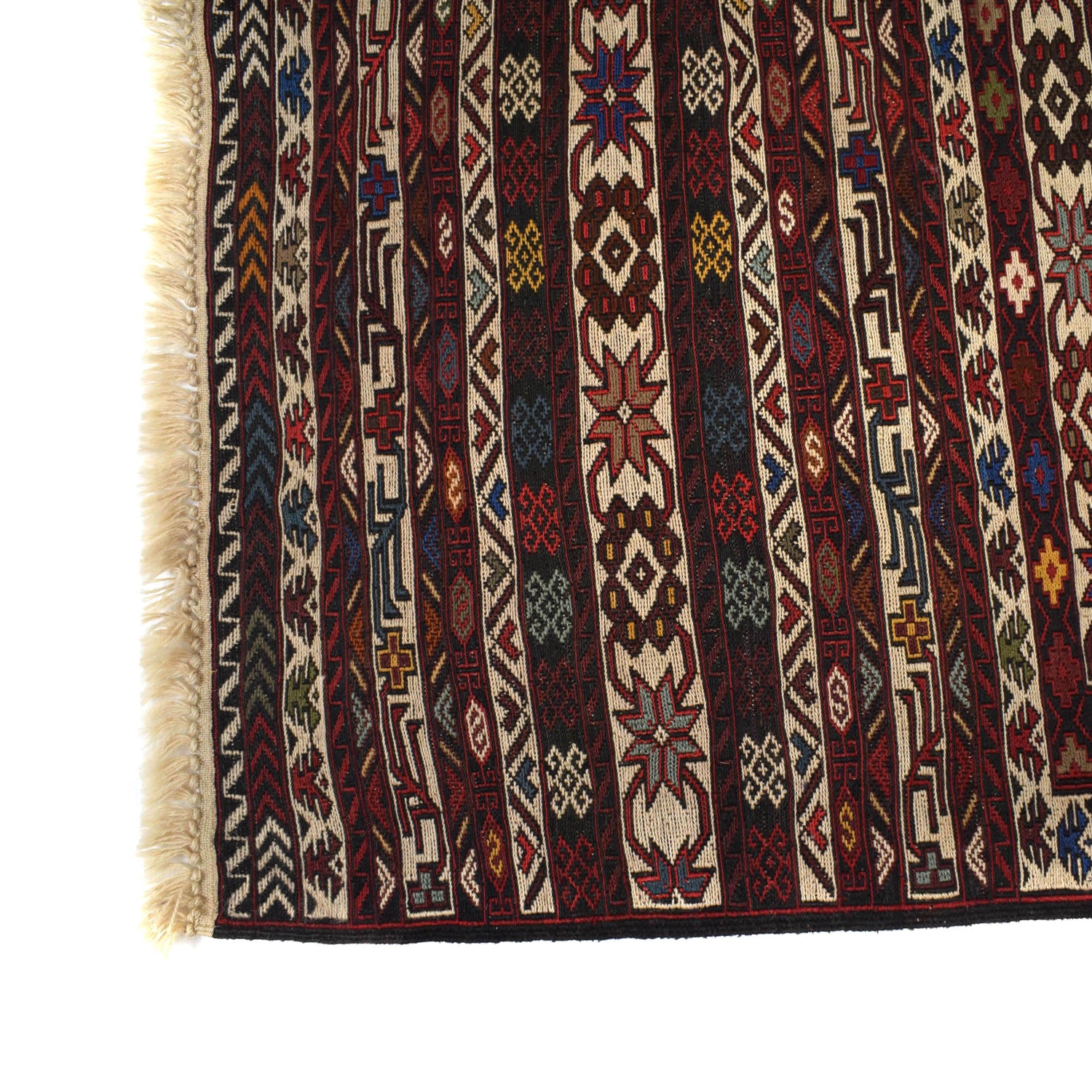 Handmade Maliki Kilim 4' 3" x 6' 9" ft / 129 x 205 cm - No. W18028