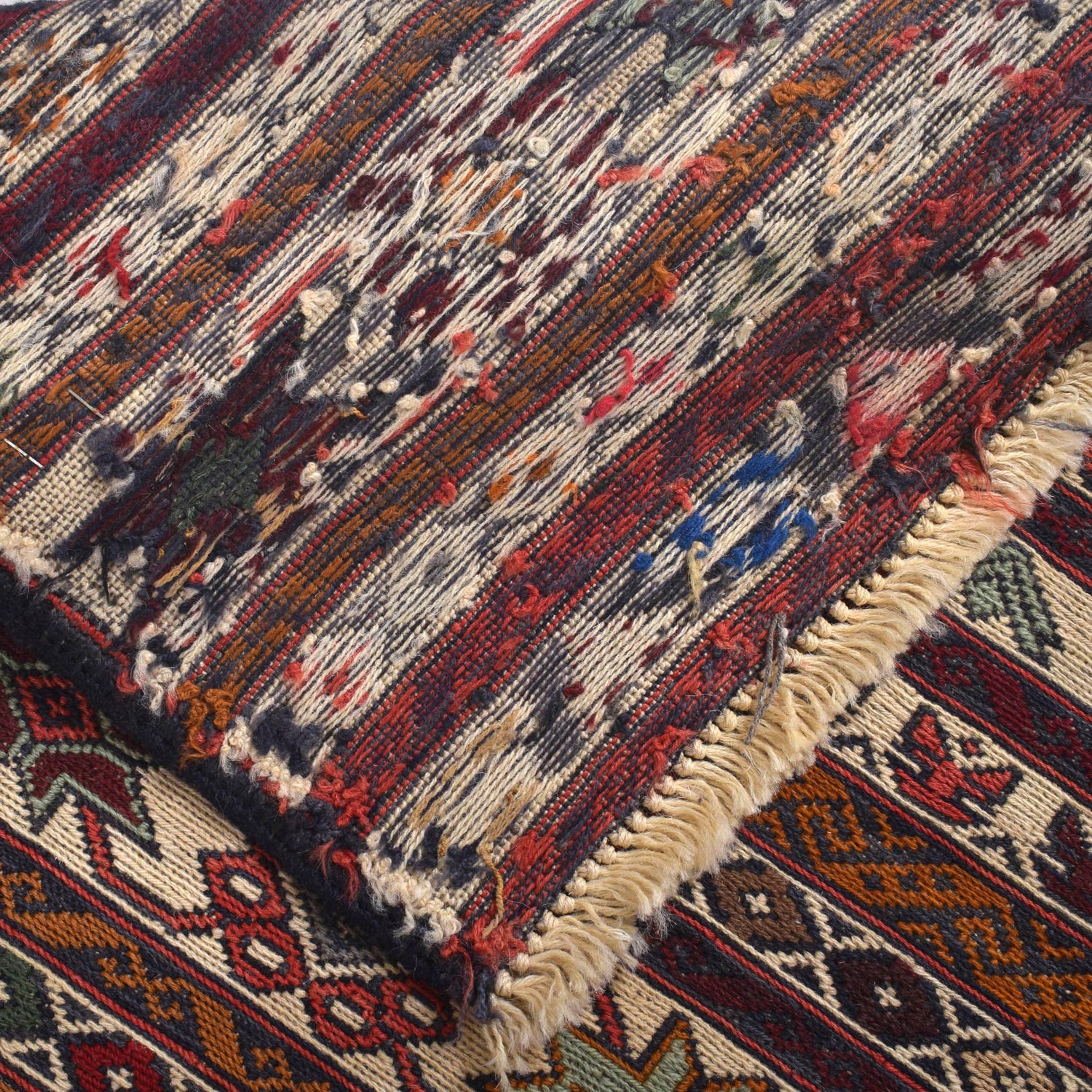 Handmade Maliki Kilim 3' 10" x 6' 3" ft / 118 x 191 cm - No. W18032
