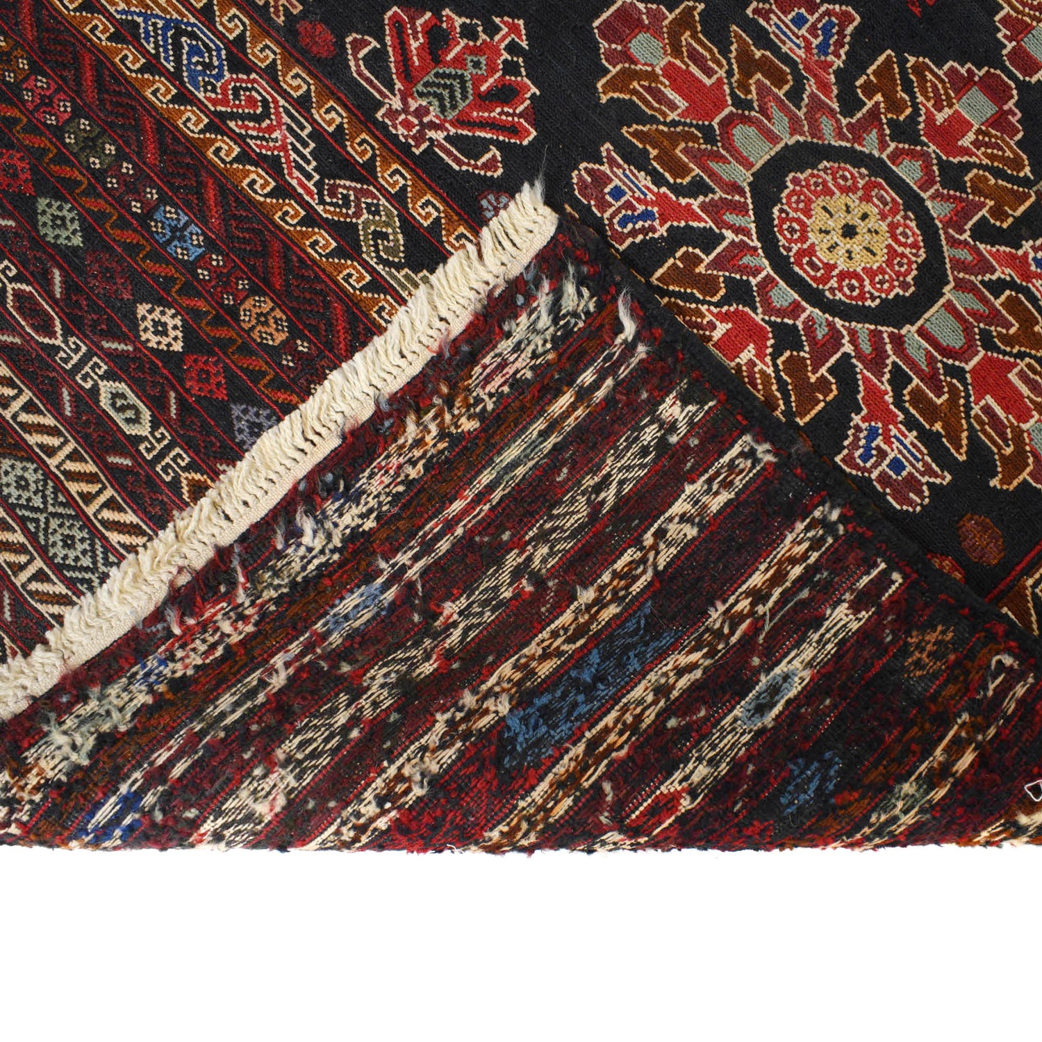 Handmade Maliki Kilim 4' 0" x 6' 4" ft / 123 x 192 cm - No. W18038