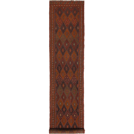 Multi Color Mashwani Long Runner 2' 6" x 13' 0" ft / 77 x 397 cm - No. W18046