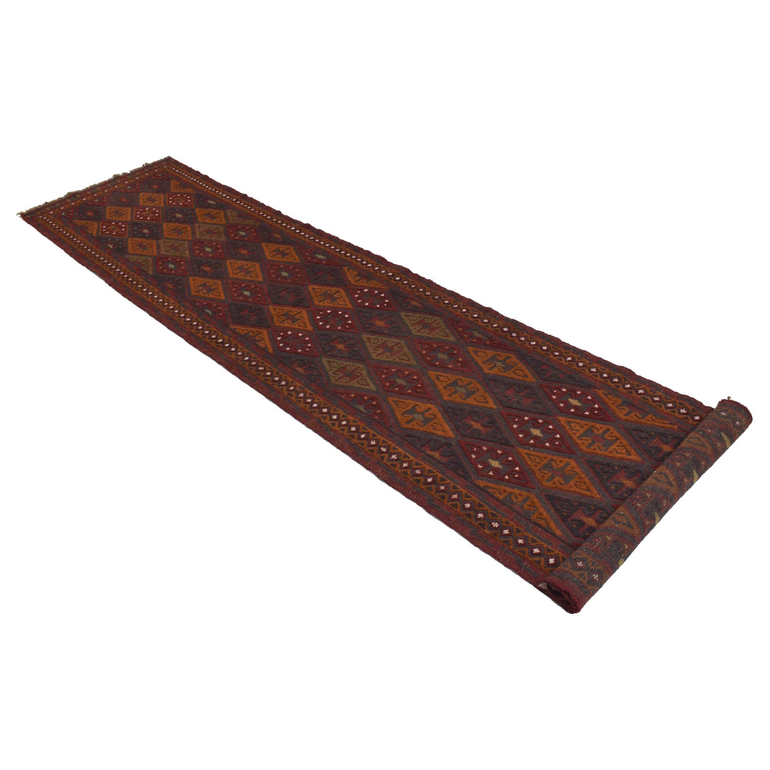 Multi Color Mashwani Long Runner 2' 6" x 13' 0" ft / 77 x 397 cm - No. W18046