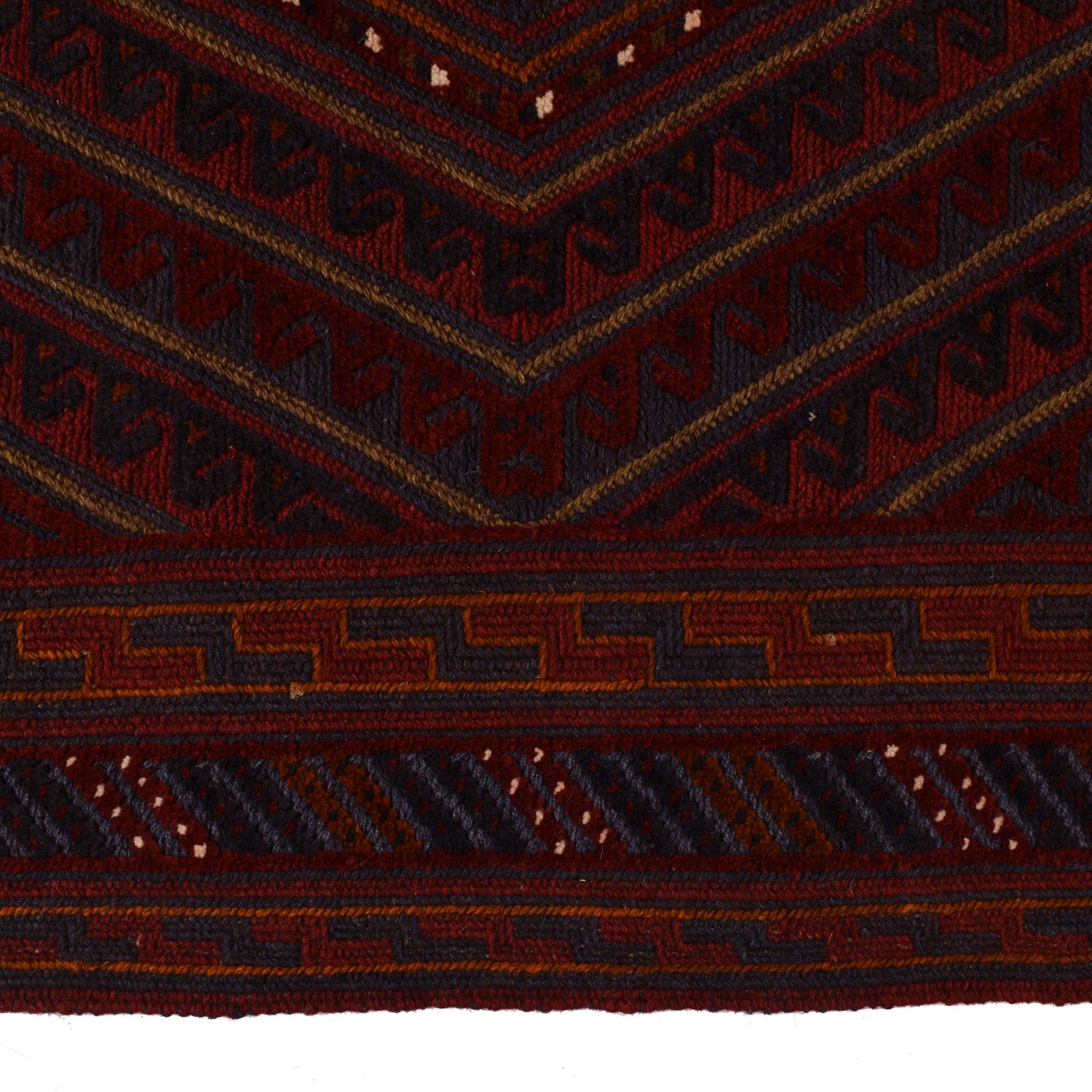 Traditional Mashwani Carpet 4' 0" x 4' 6" ft / 121 x 138 cm - No. W18110