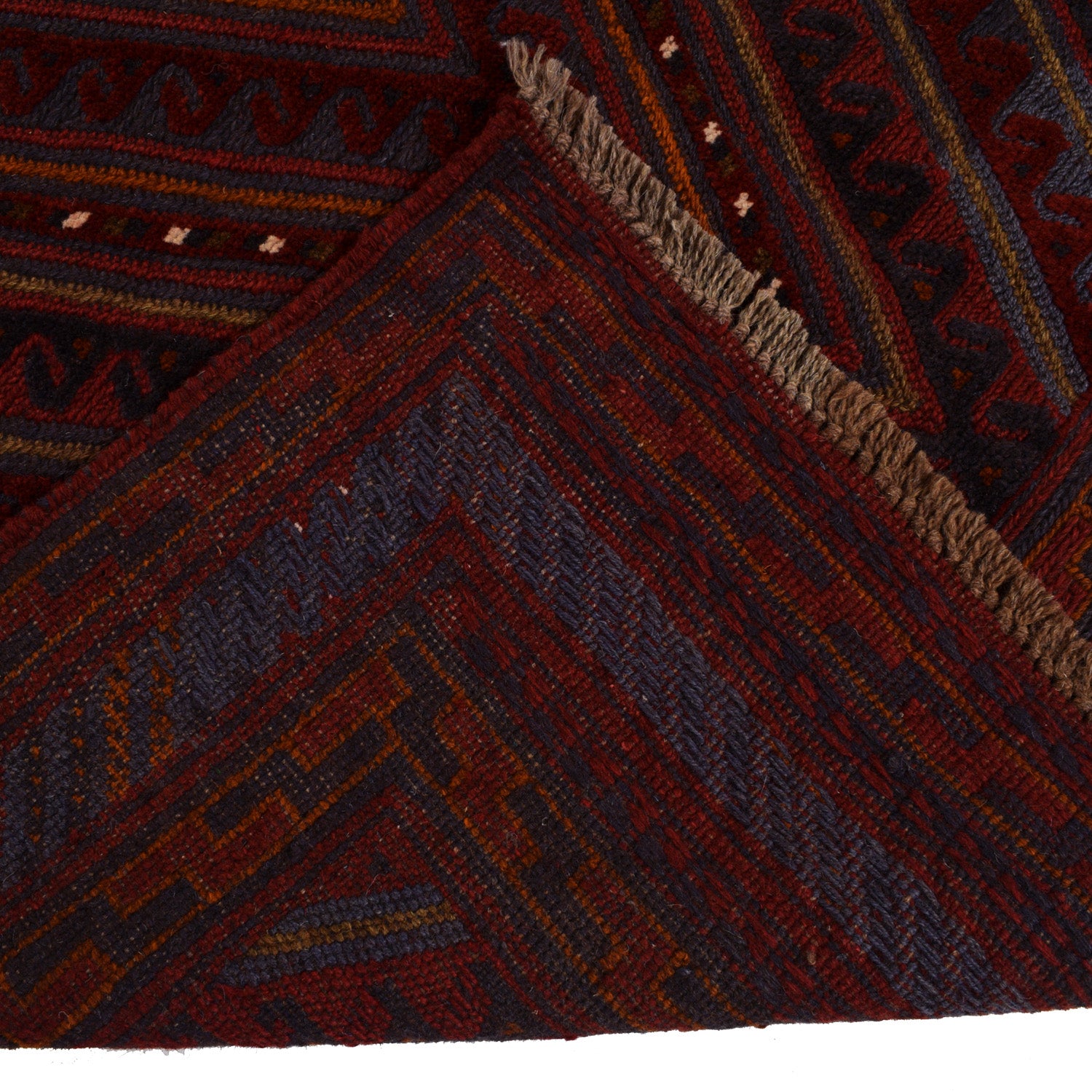 Traditional Mashwani Carpet 4' 0" x 4' 6" ft / 121 x 138 cm - No. W18110