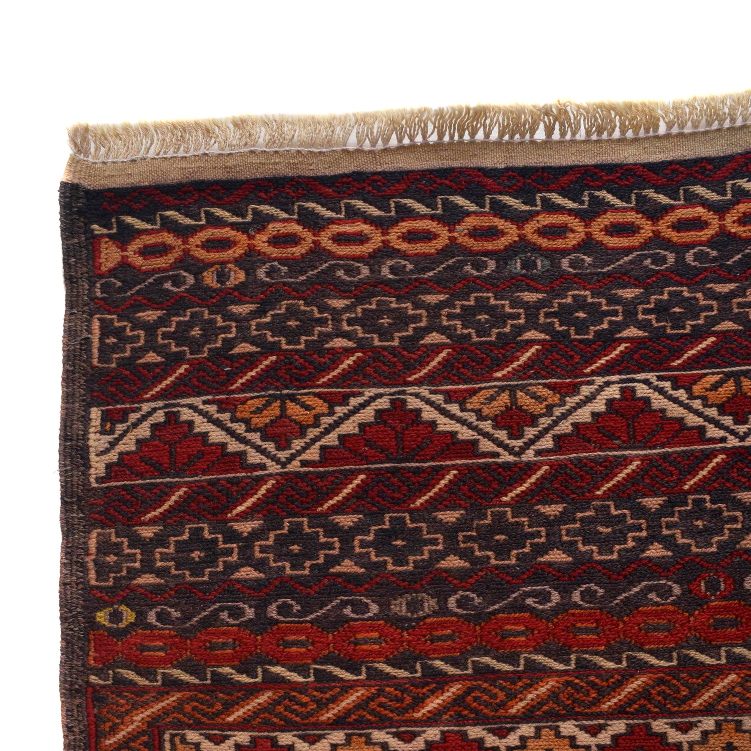 Handmade Maliki Kilim 4' 2" x 6' 0" ft / 126 x 184 cm - No. W18126