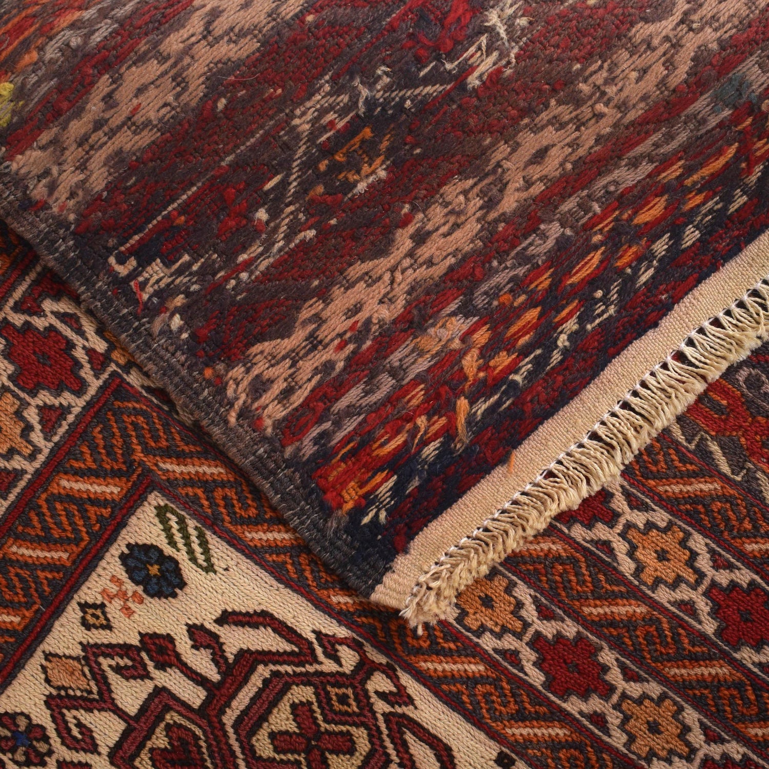 Handmade Maliki Kilim 4' 2" x 6' 0" ft / 126 x 184 cm - No. W18126