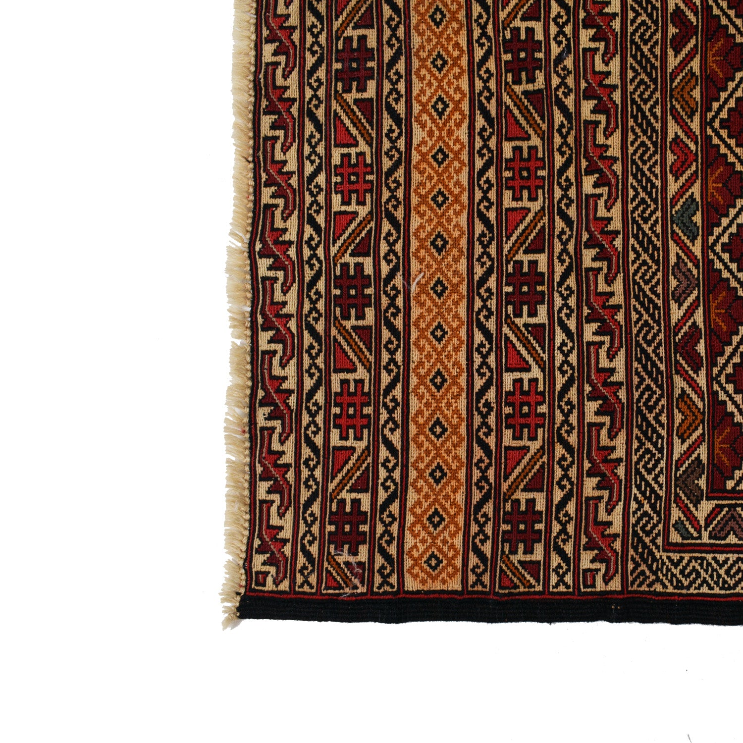 Handmade Maliki Kilim 4' 4" x 6' 2" ft / 132 x 187 cm - No. W18130
