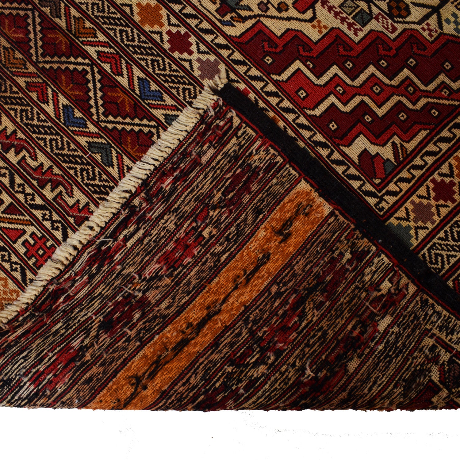 Handmade Maliki Kilim 4' 4" x 6' 2" ft / 132 x 187 cm - No. W18130