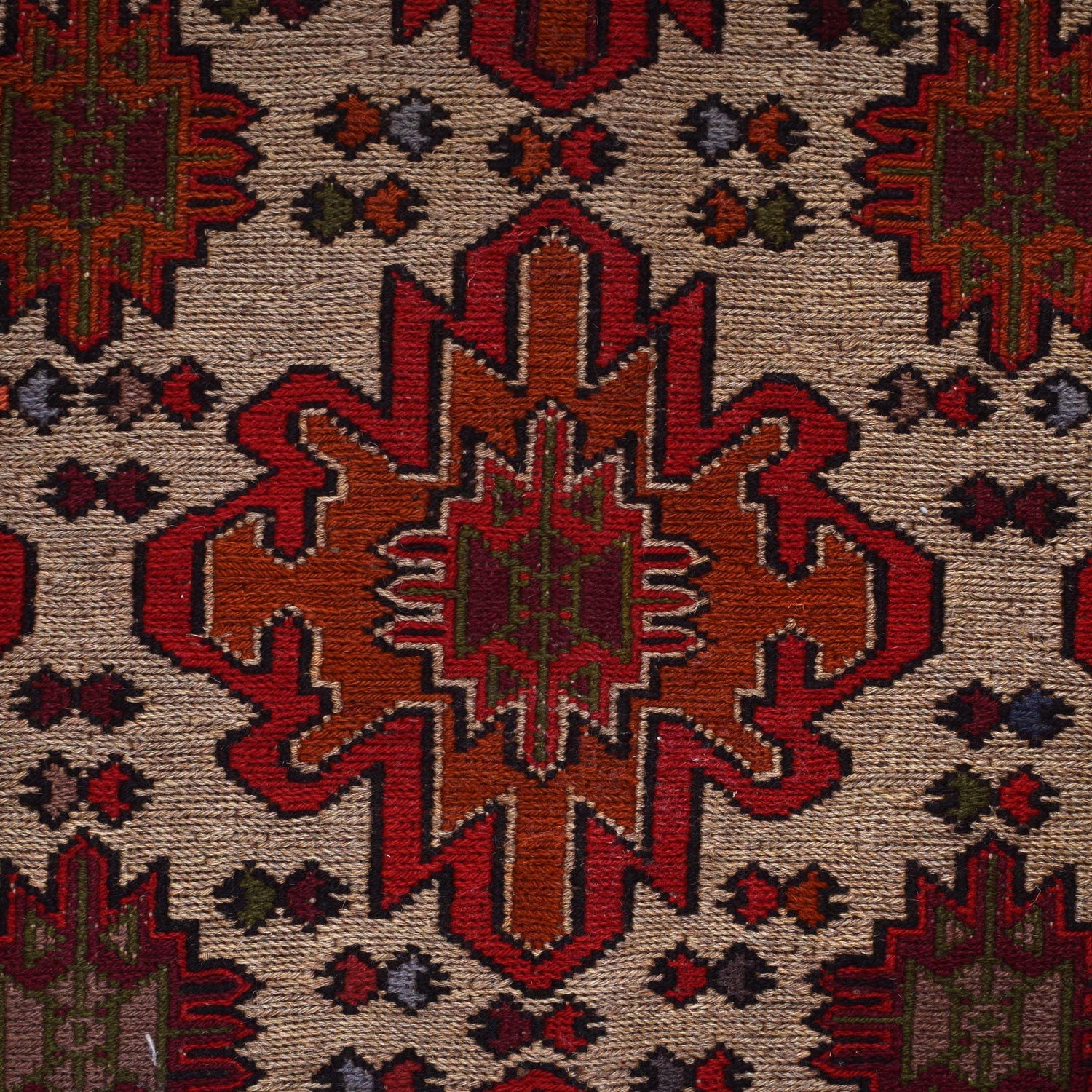 Handmade Maliki Kilim 4' 2" x 6' 7" ft / 128 x 200 cm - No. W18152