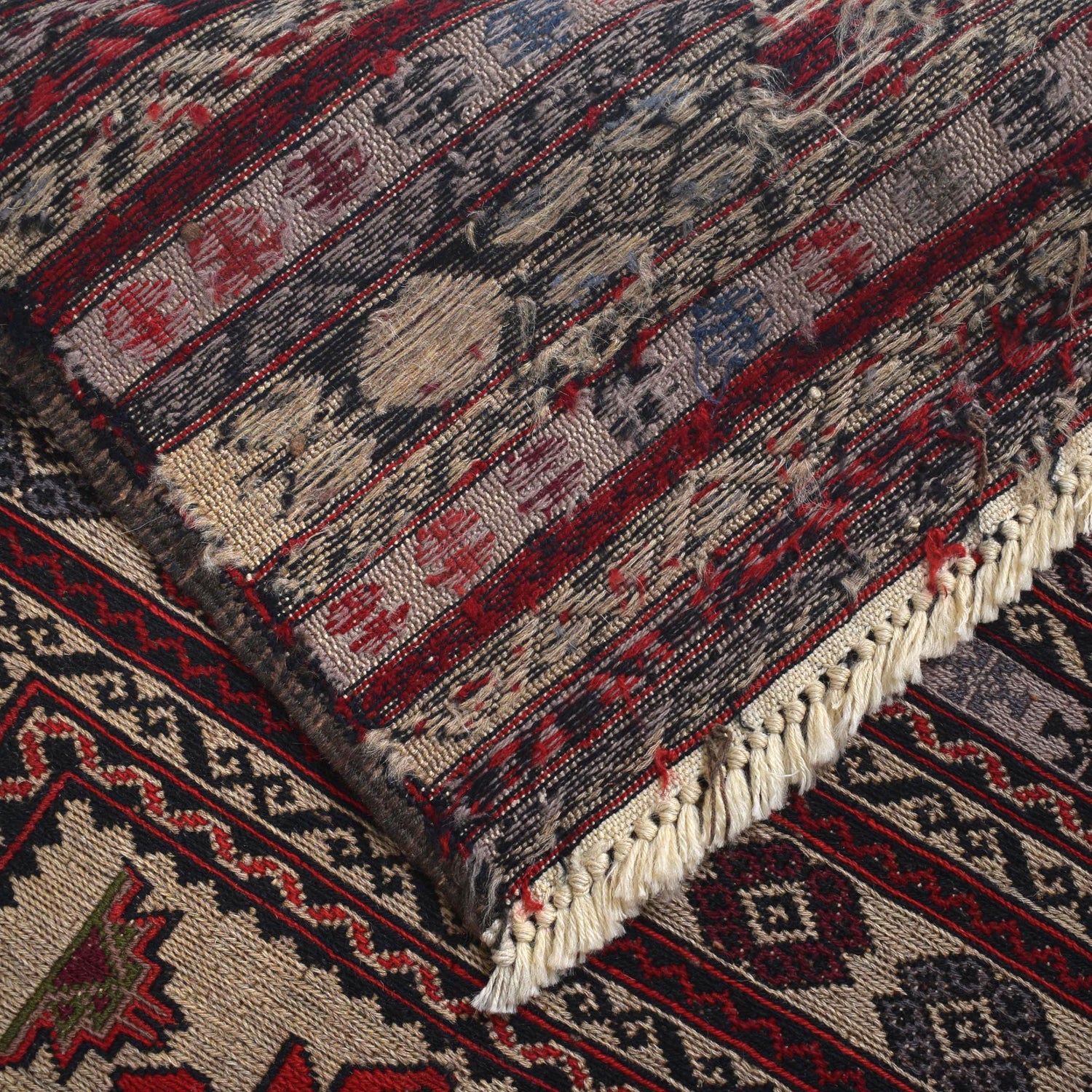 Handmade Maliki Kilim 4' 2" x 6' 7" ft / 128 x 200 cm - No. W18152