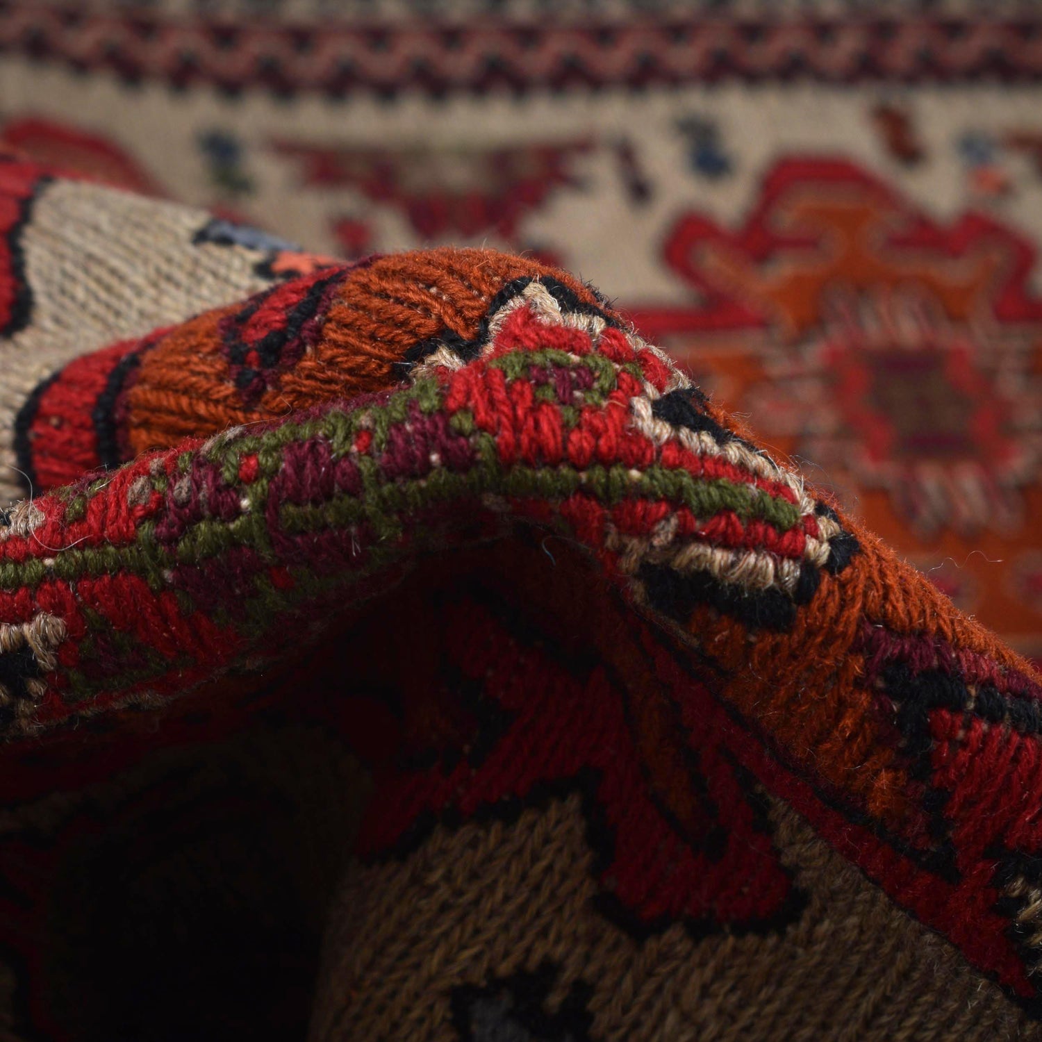 Handmade Maliki Kilim 4' 2" x 6' 7" ft / 128 x 200 cm - No. W18152