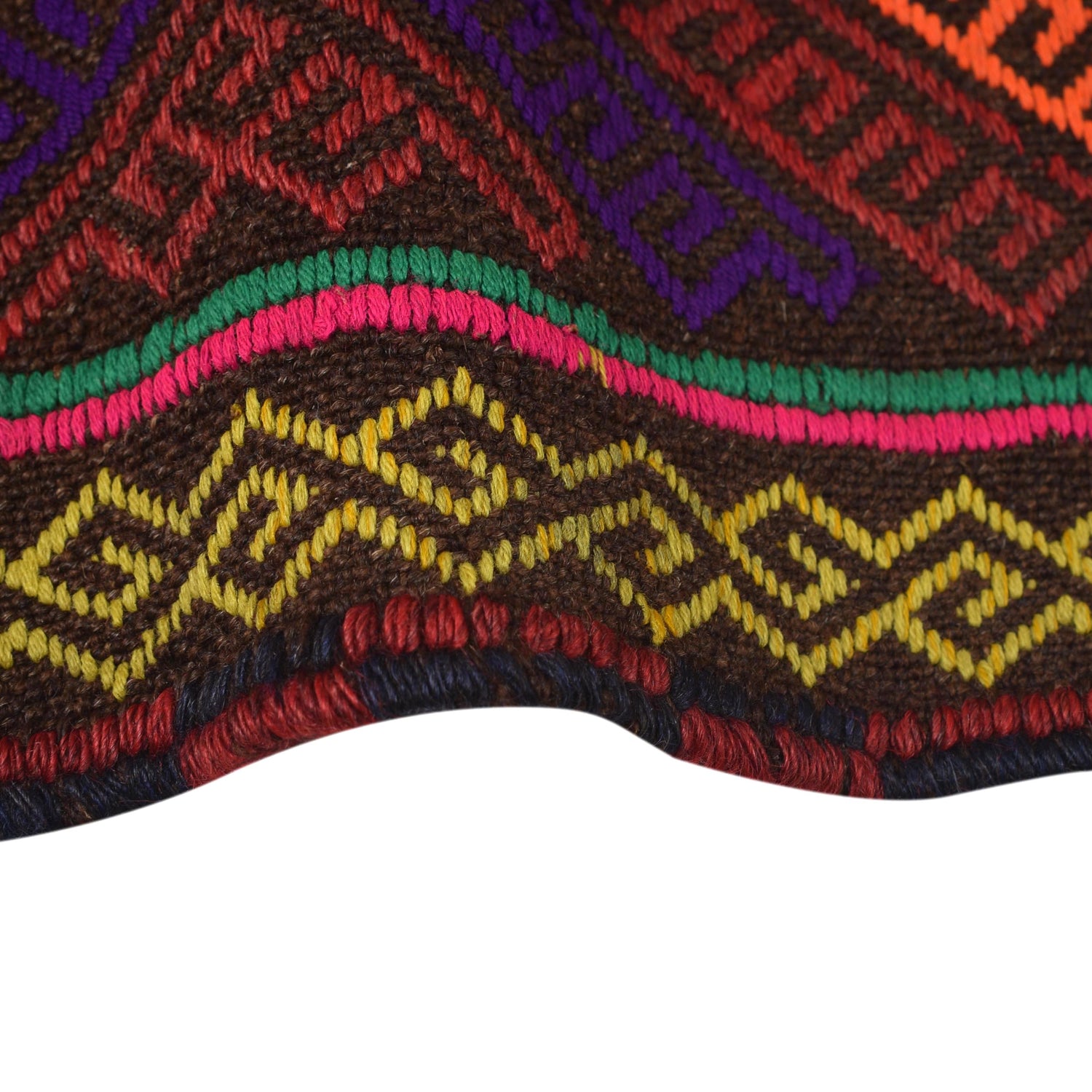 Handmade Flatweave Kilim Runner 2' 4" x 8' 8" ft / 70 x 263 cm - No. W18370