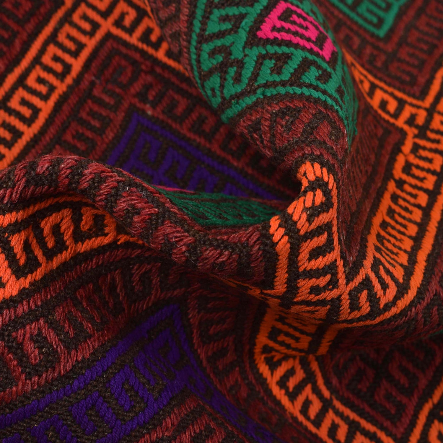 Handmade Flatweave Kilim Runner 2' 4" x 8' 8" ft / 70 x 263 cm - No. W18370