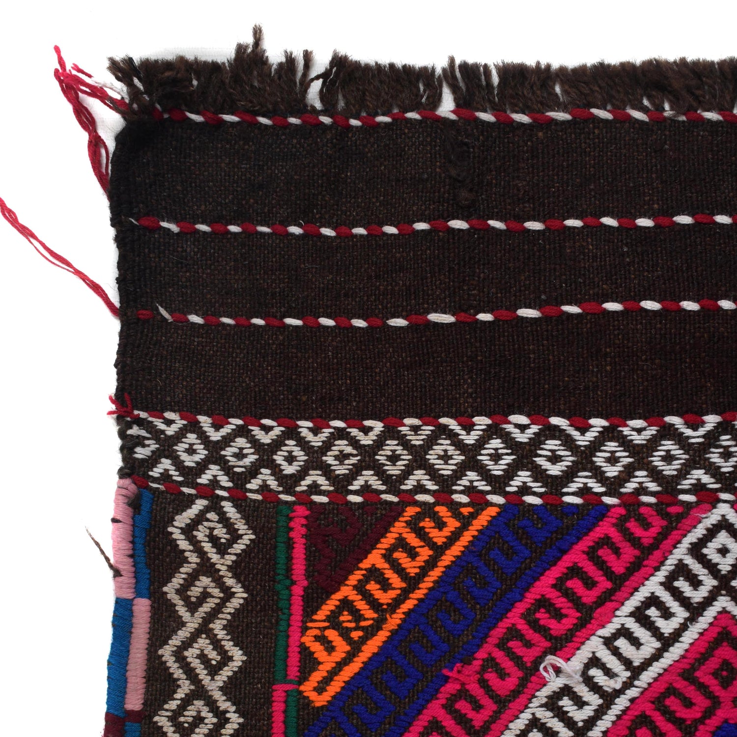 Long Kilim Runner 2' 6" x 10' 11" ft / 76 x 333 cm - No. W18373