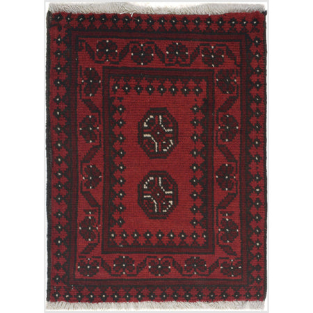 Handmade Floor Mat 1' 7" x 2' 2" ft / 49 x 67 cm - No. W27145