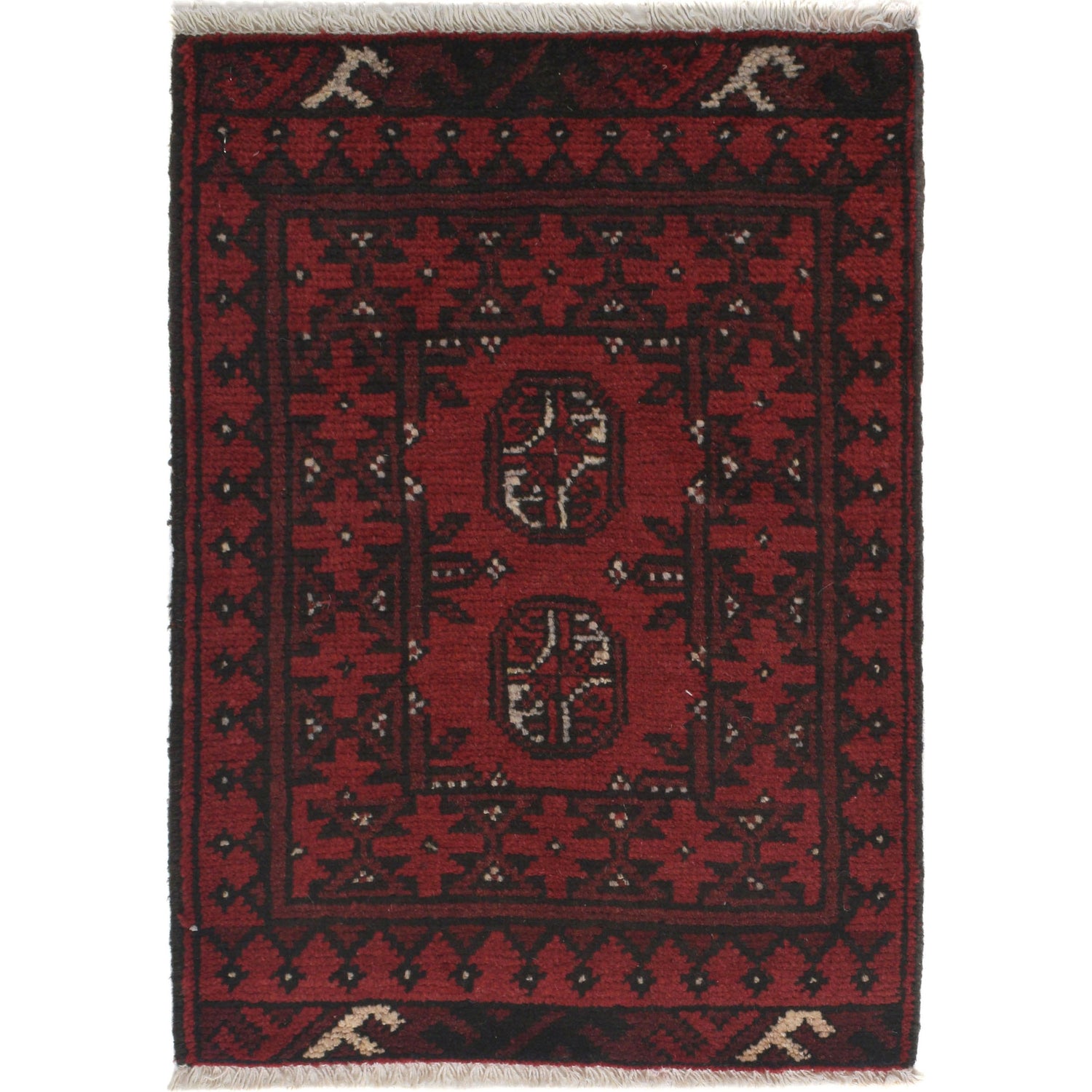 Handmade Door Mat 1' 7" x 2' 2" ft / 48 x 67 cm - No. W27161