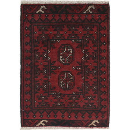 Handmade Door Mat 1' 7" x 2' 2" ft / 48 x 67 cm - No. W27161