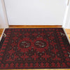 Handmade Door Mat 1' 7" x 2' 2" ft / 48 x 67 cm - No. W27161