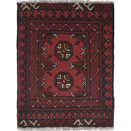 Handmade Floor Mat 1' 8" x 2' 3" ft / 51 x 68 cm - No. W27235