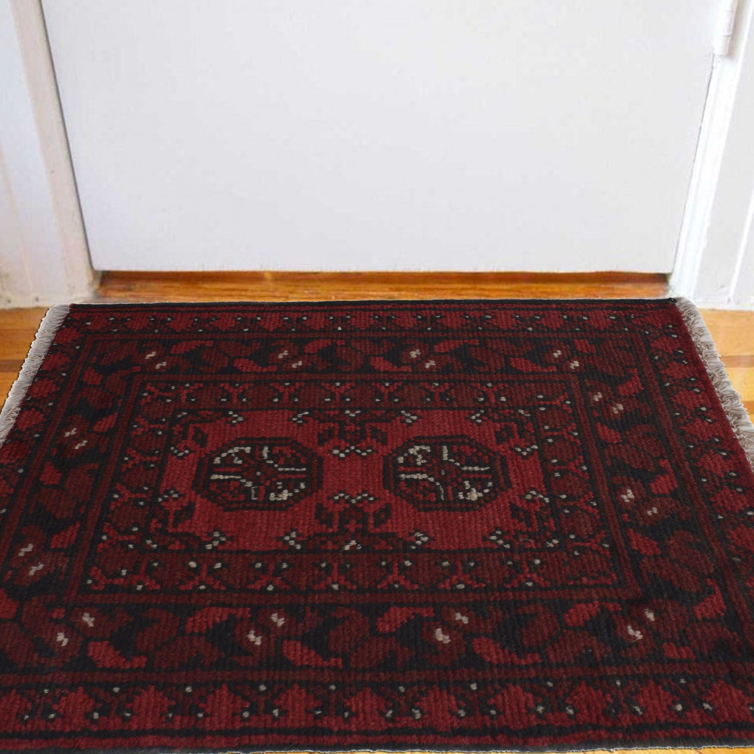 Handmade Door Mat 1' 7" x 2' 2" ft / 47 x 66 cm - No. W27239