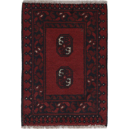 Handmade Door Mat 1' 7" x 2' 3" ft / 48 x 69 cm - No. W27260