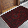Red Color Doormats 1' 6" x 2' 2" ft / 45 x 65 cm - No. W27262