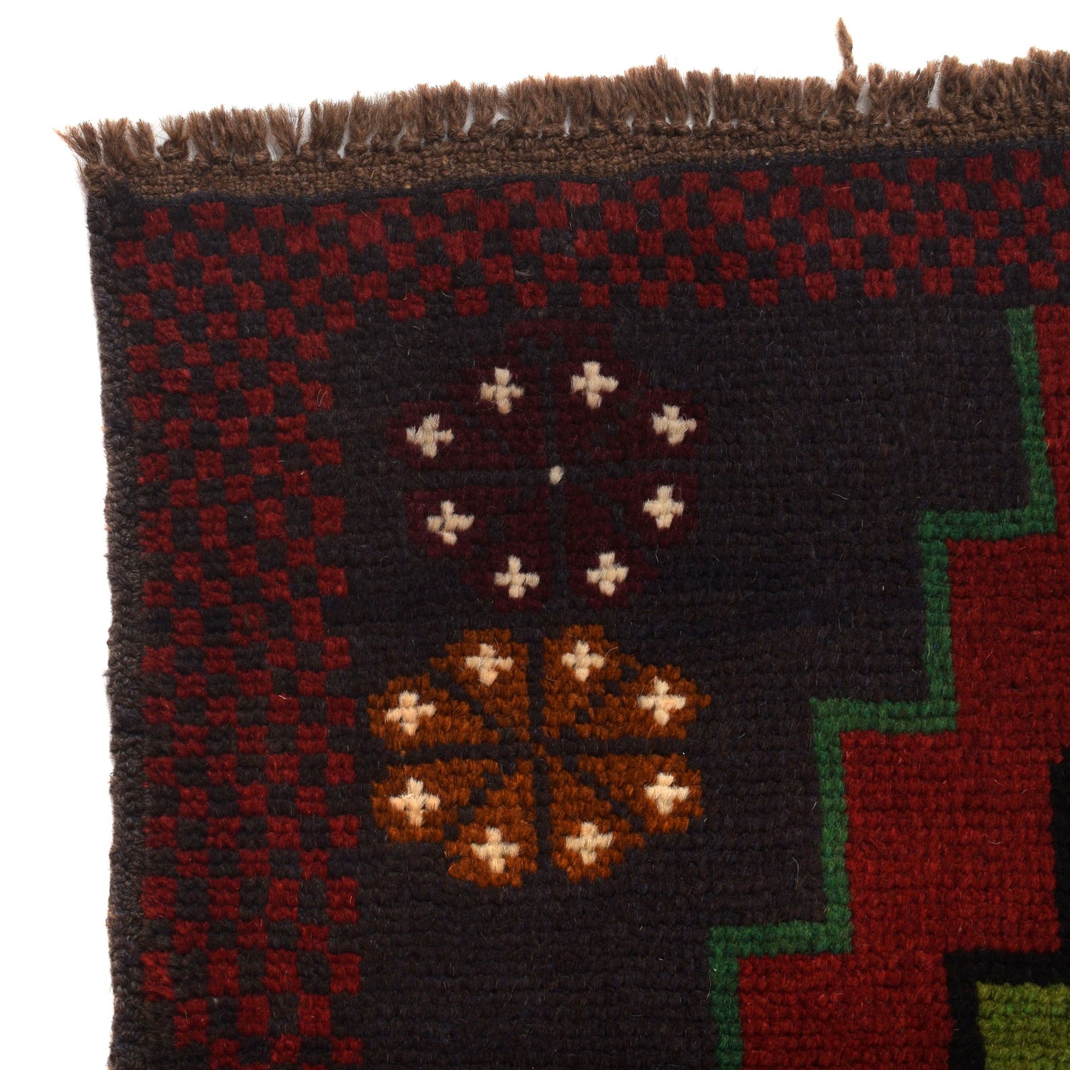 Handmade Balochi Rug 4' 2" x 6' 3" ft / 127 x 191 cm - No. W27279