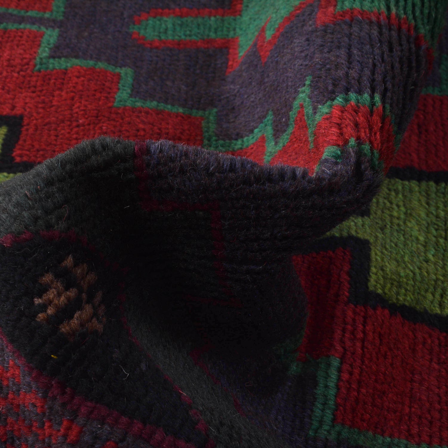 Handmade Balochi Rug 4' 2" x 6' 3" ft / 127 x 191 cm - No. W27279