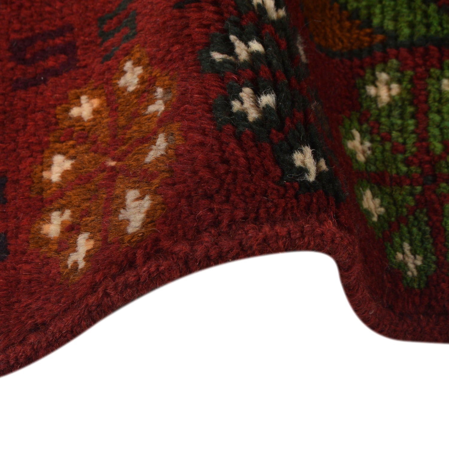 Handmade Balochi Rug 4' 0" x 6' 6" ft / 122 x 199 cm - No. W27280