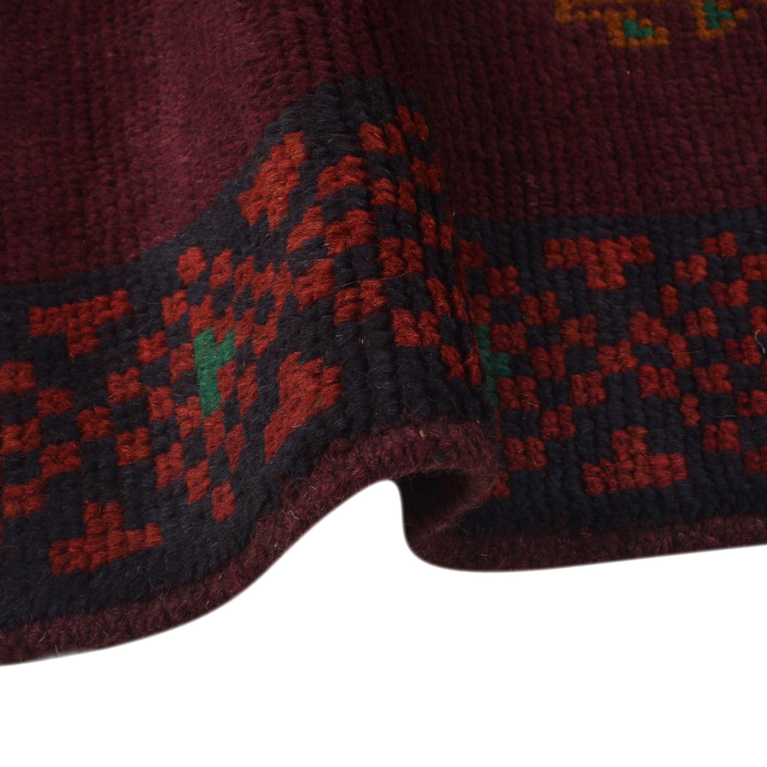 Handmade Balochi Rug 3' 12" x 6' 7" ft / 121 x 200 cm - No. W27282