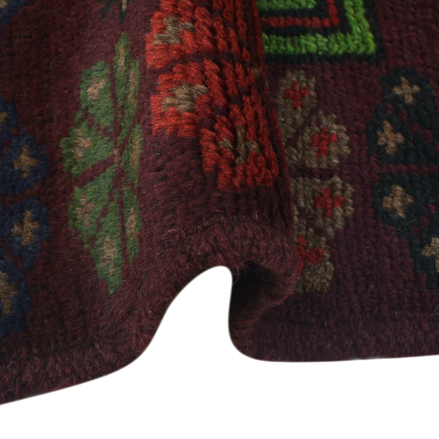 Handmade Balochi Rug 4' 0" x 6' 5" ft / 123 x 195 cm - No. W27283