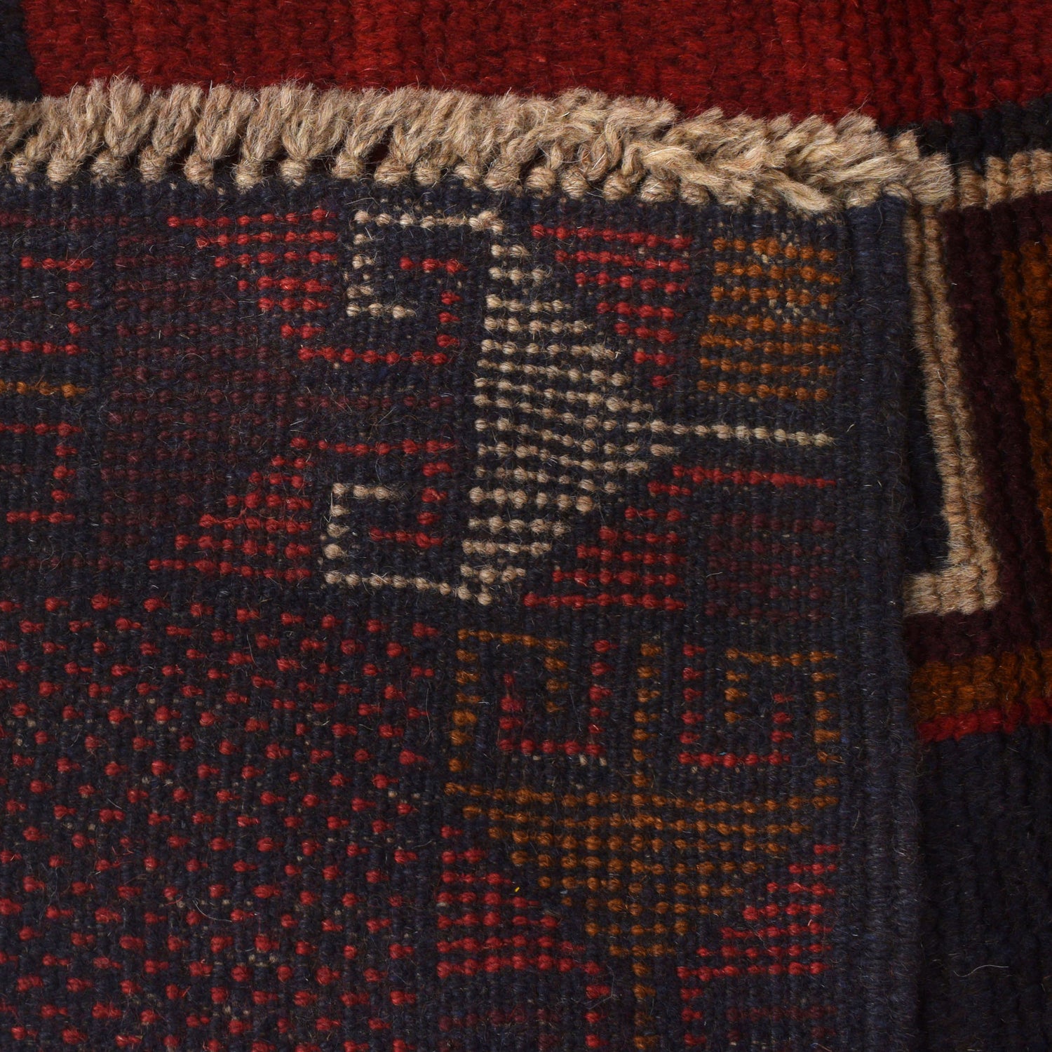 Handmade Balochi Rug 3' 10" x 7' 1" ft / 118 x 215 cm - No. W27284