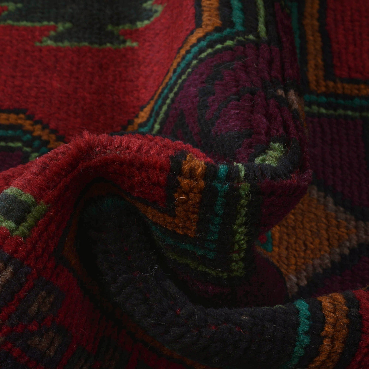 Handmade Balochi Rug 3' 11" x 6' 3" ft / 120 x 191 cm - No. W27286