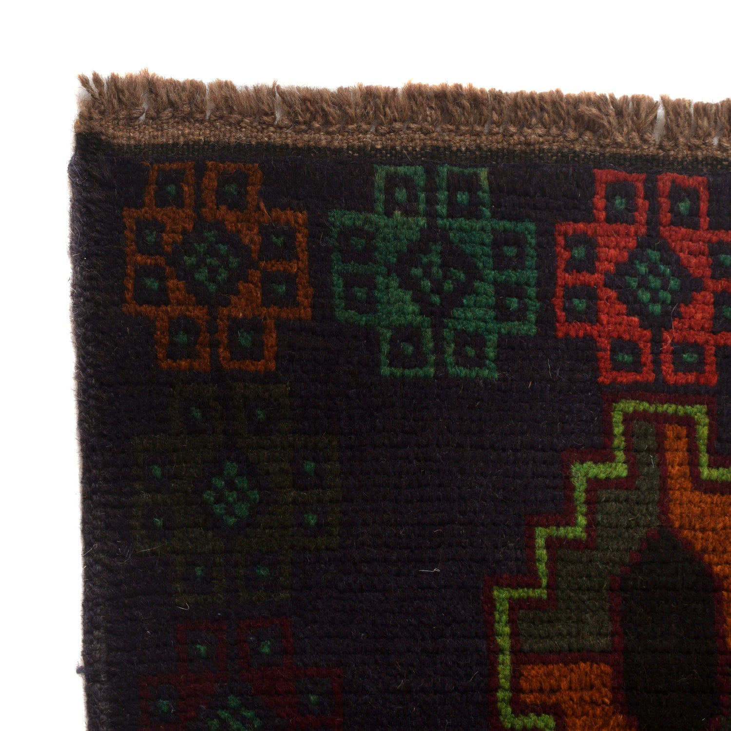 Handmade Balochi Rug 4' 2" x 6' 6" ft / 126 x 199 cm - No. W27287