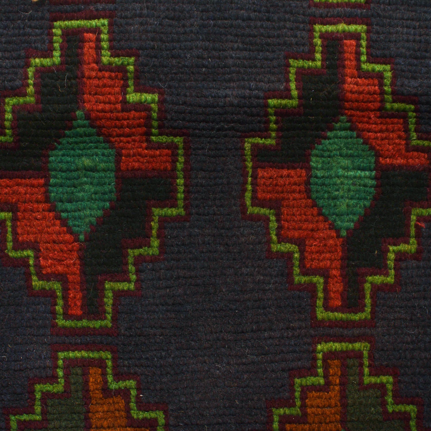 Handmade Balochi Rug 4' 2" x 6' 6" ft / 126 x 199 cm - No. W27287