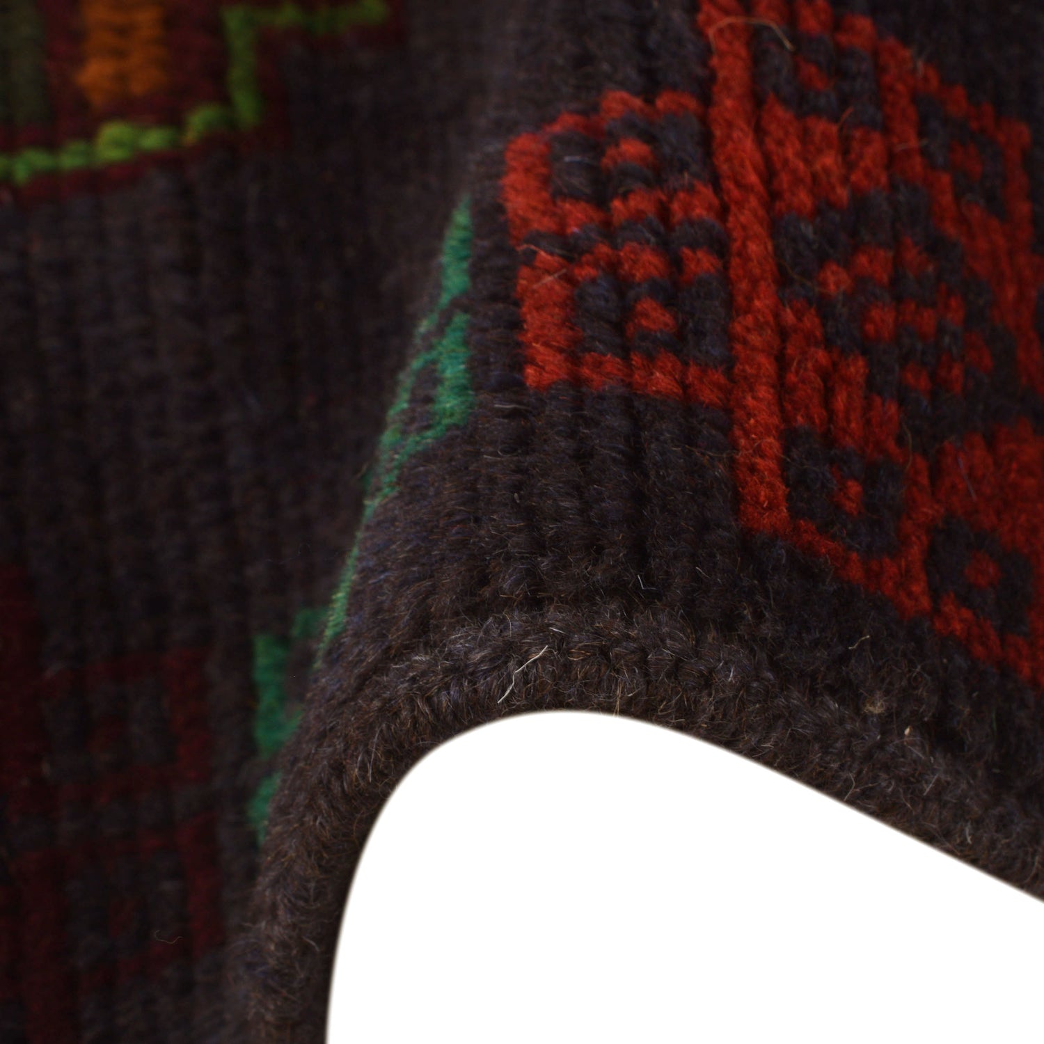 Handmade Balochi Rug 4' 2" x 6' 6" ft / 126 x 199 cm - No. W27287