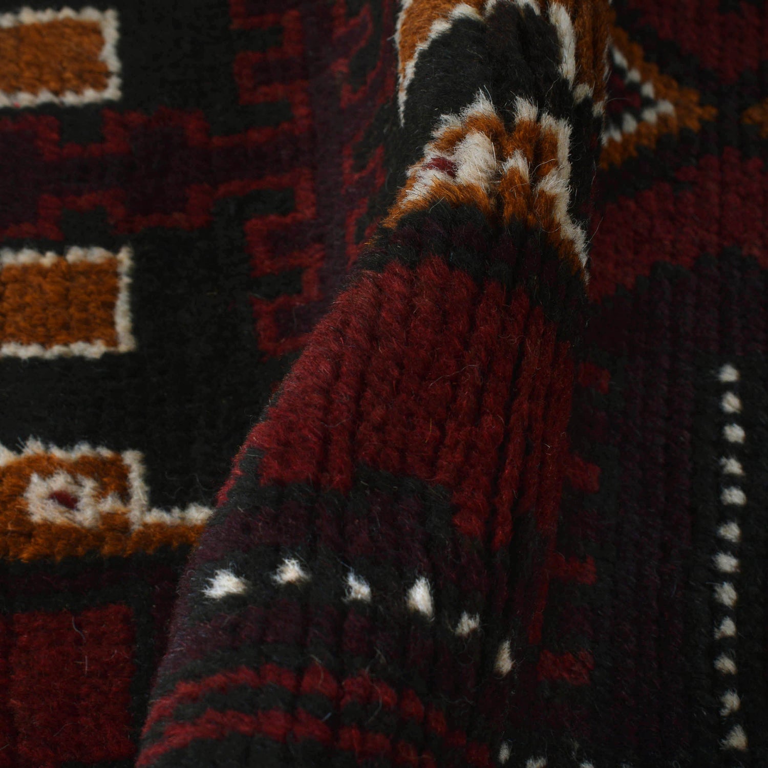 Handmade Balochi Rug 3' 7" x 5' 10" ft / 108 x 179 cm - No. W27290