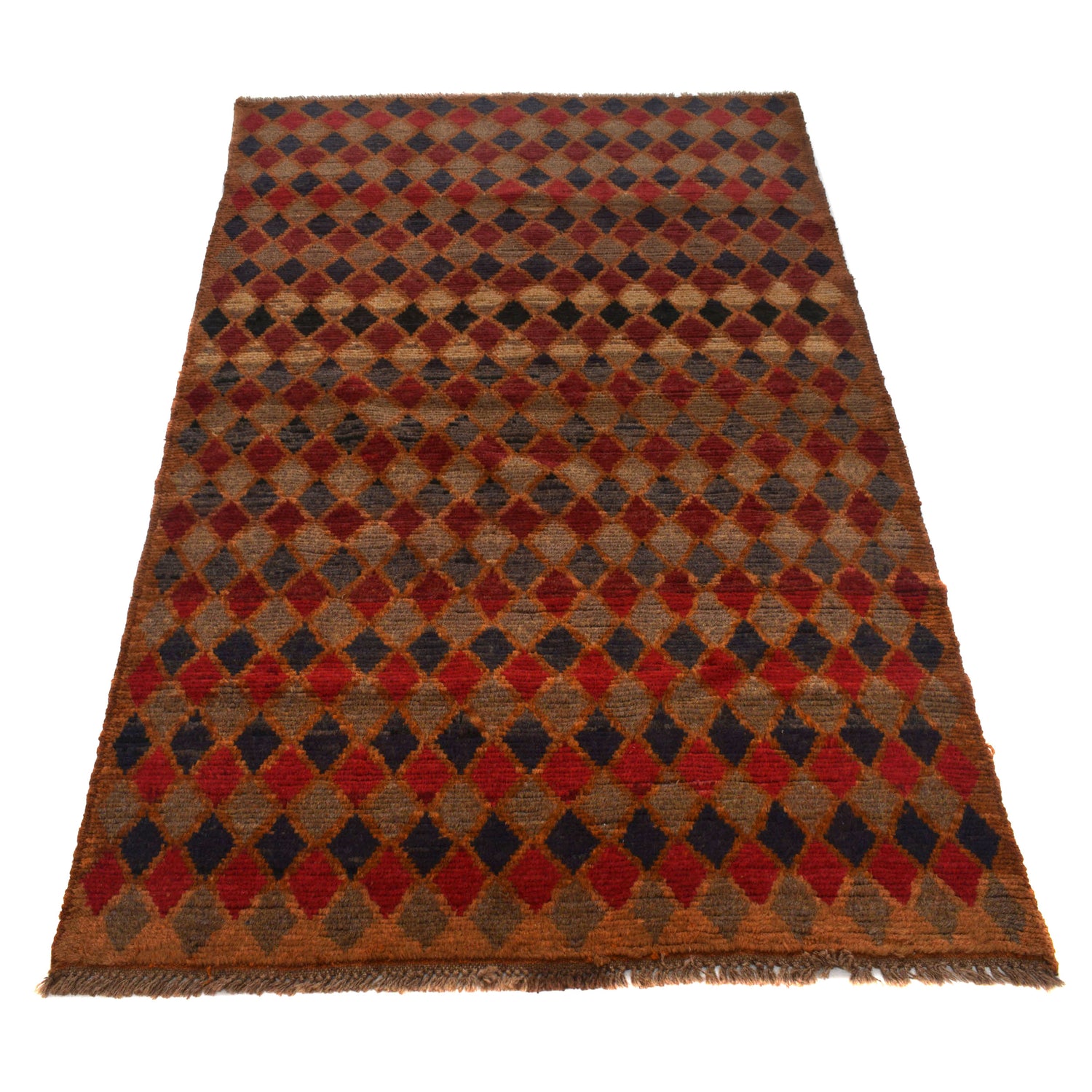 Handmade Balochi Rug 3' 9" x 6' 4" ft / 115 x 192 cm - No. W27292