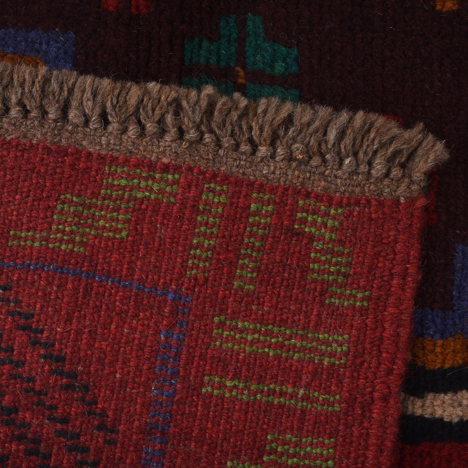 Handmade Balochi Rug 4' 1" x 5' 10" ft / 125 x 178 cm - No. W27296