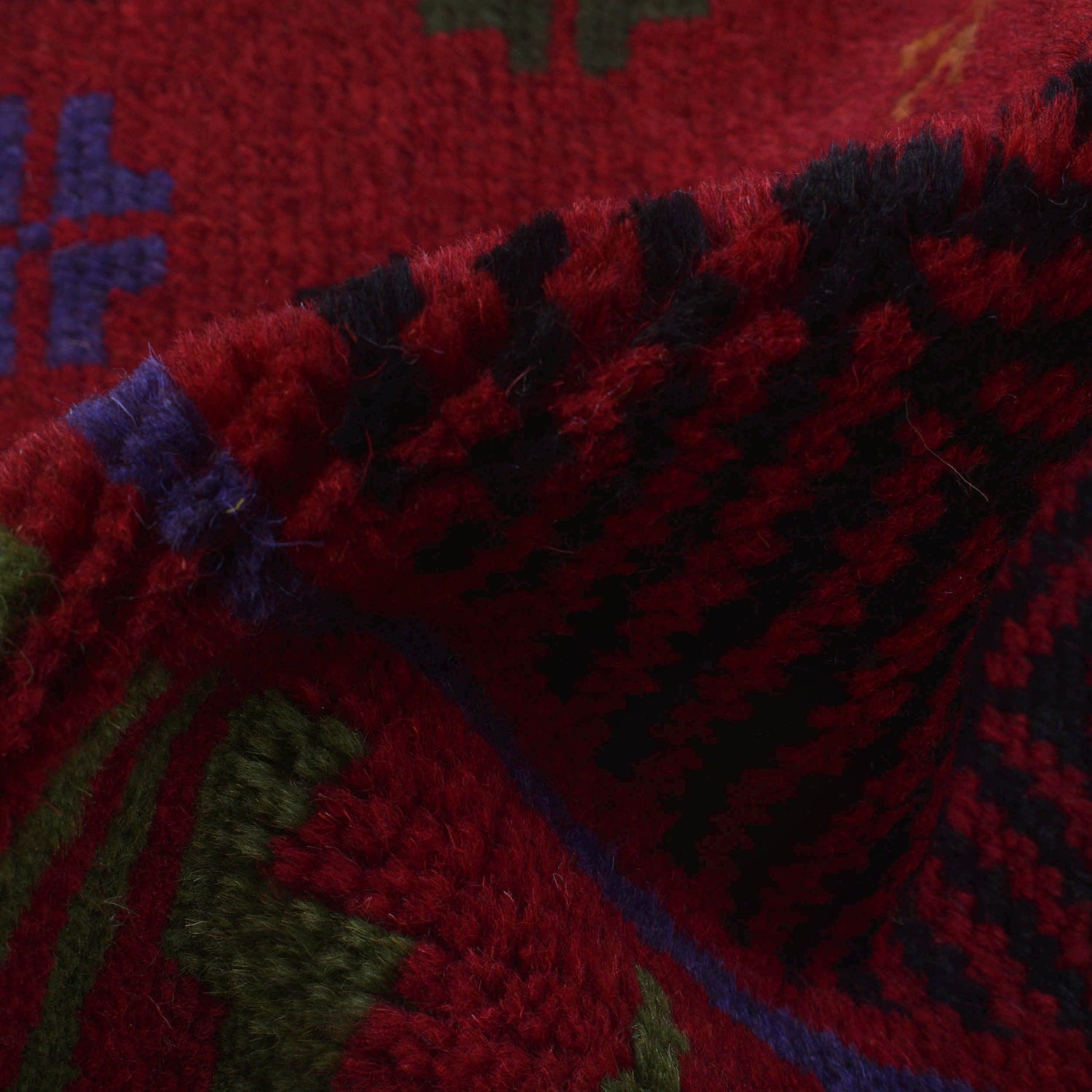 Handmade Balochi Rug 4' 1" x 5' 10" ft / 125 x 178 cm - No. W27296