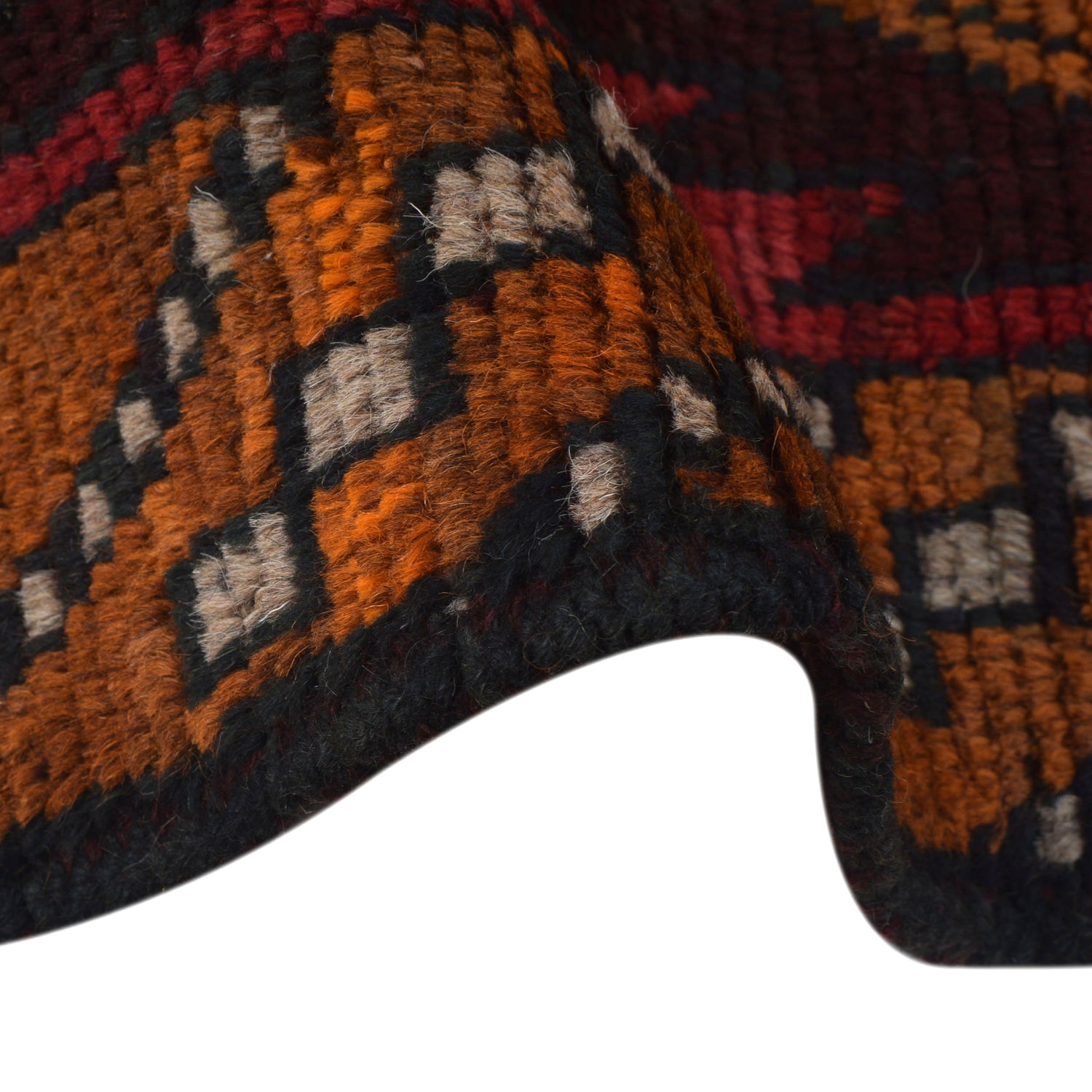 Handmade Balochi Rug 3' 8" x 6' 2" ft / 112 x 187 cm - No. W27299