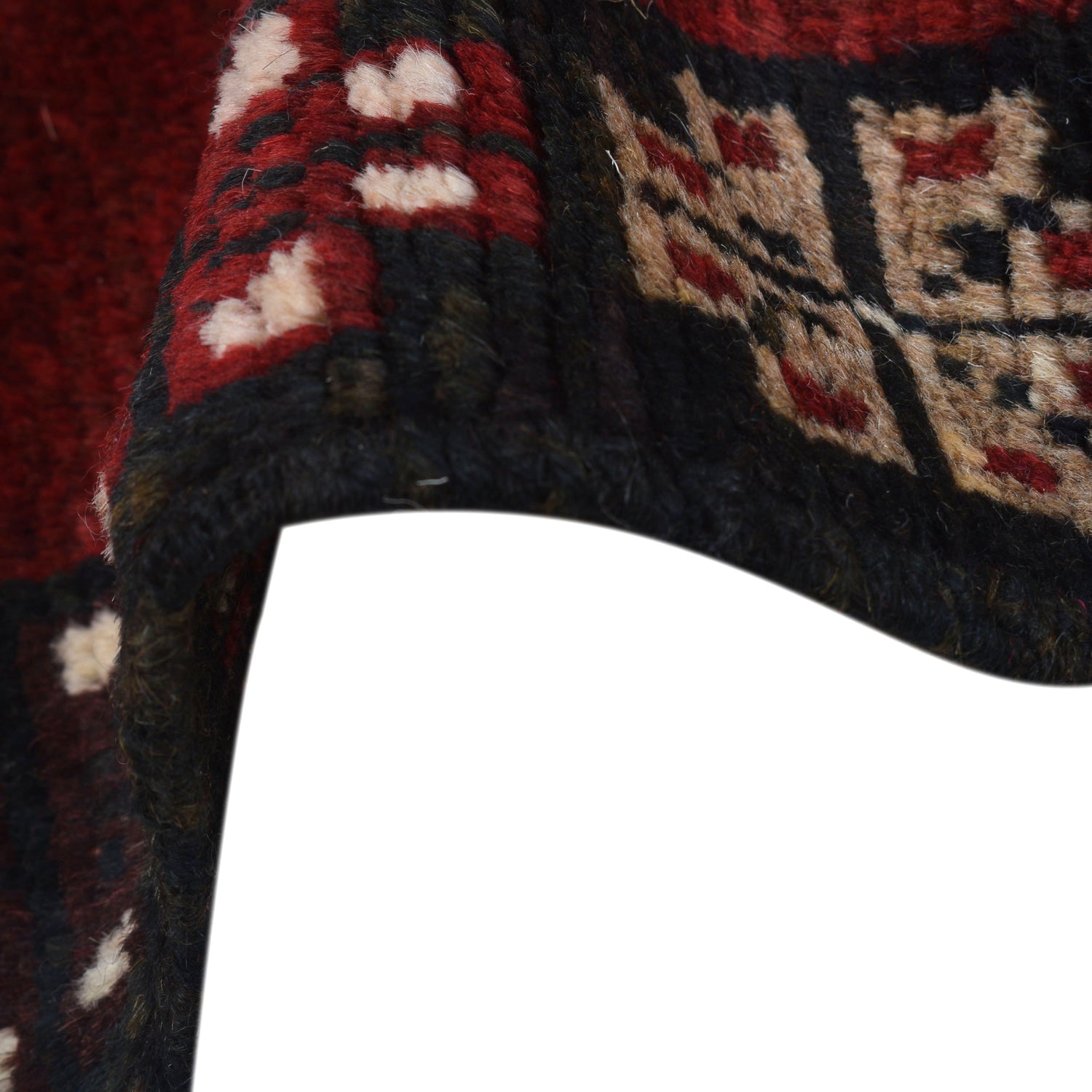 Handmade Balochi Rug 3' 4" x 6' 4" ft / 102 x 194 cm - No. W27300