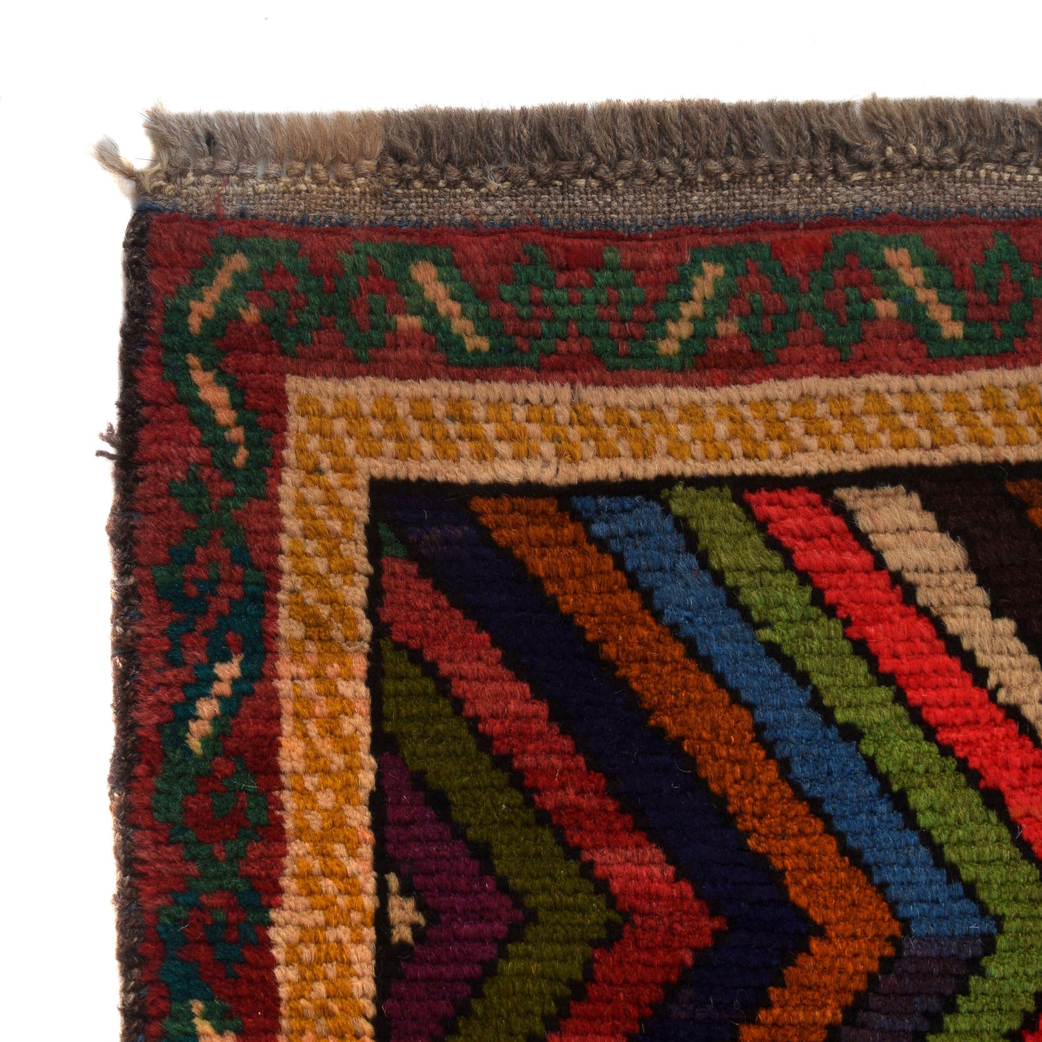 Handmade Balochi Rug 4' 0" x 5' 8" ft / 122 x 173 cm - No. W27302