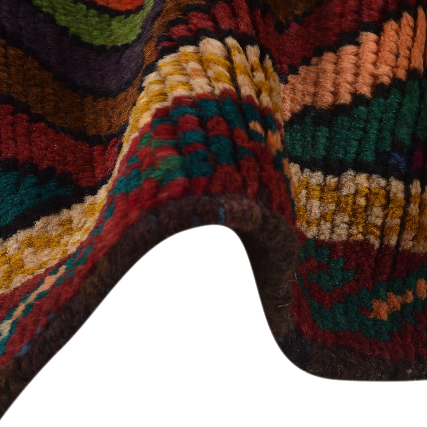 Handmade Balochi Rug 4' 0" x 5' 8" ft / 122 x 173 cm - No. W27302