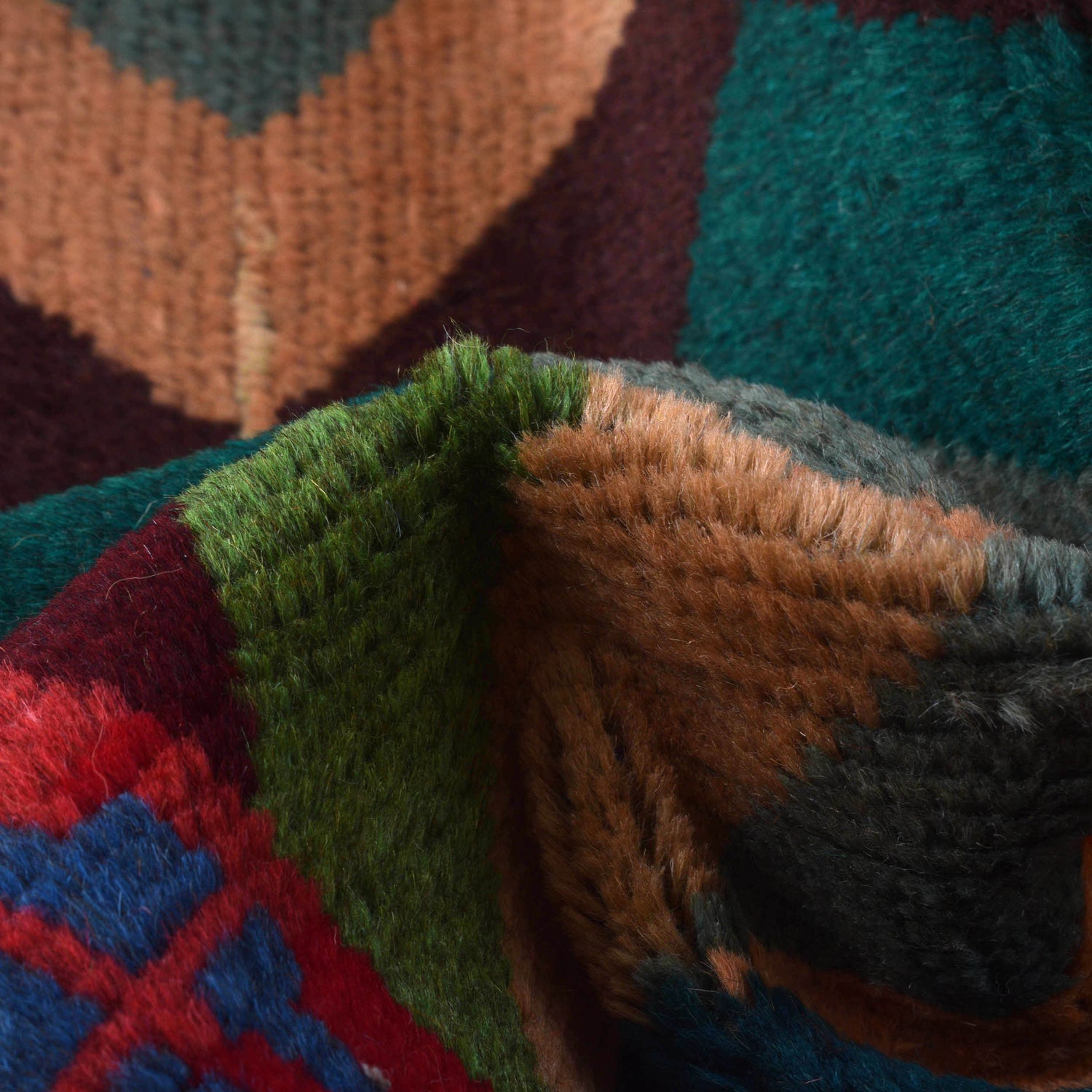 Handmade Balochi Rug 3' 10" x 6' 3" ft / 116 x 191 cm - No. W27304