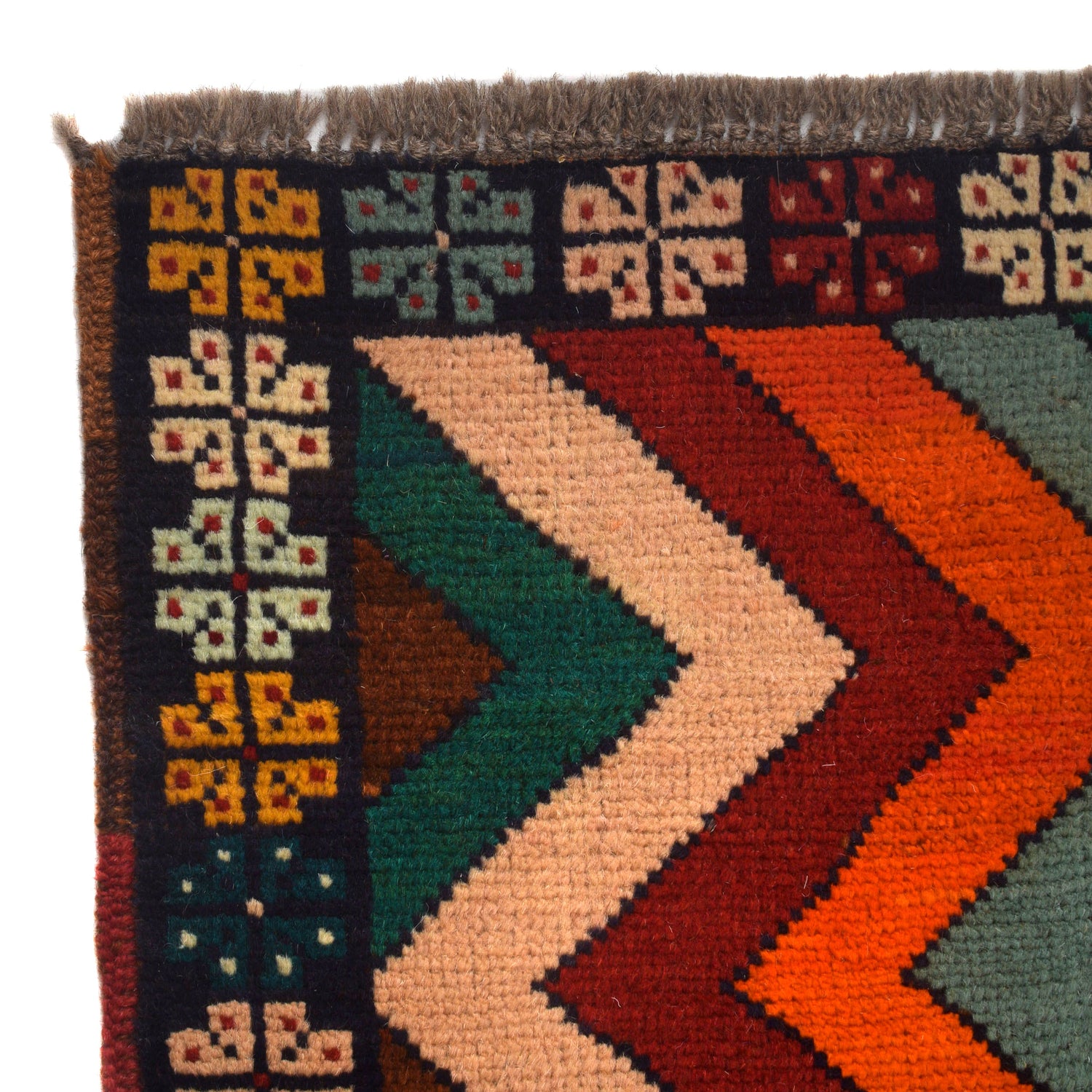 Handmade Balochi Rug 3' 7" x 6' 4" ft / 109 x 194 cm - No. W27306