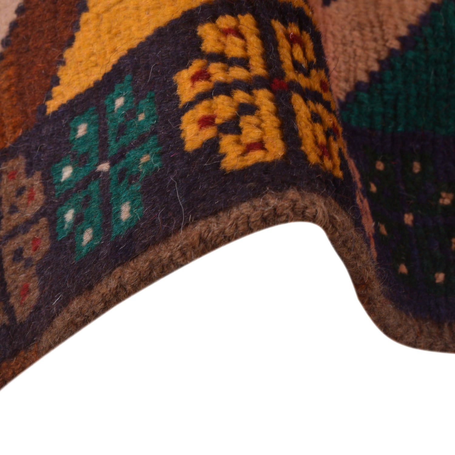 Handmade Balochi Rug 3' 7" x 6' 4" ft / 109 x 194 cm - No. W27306