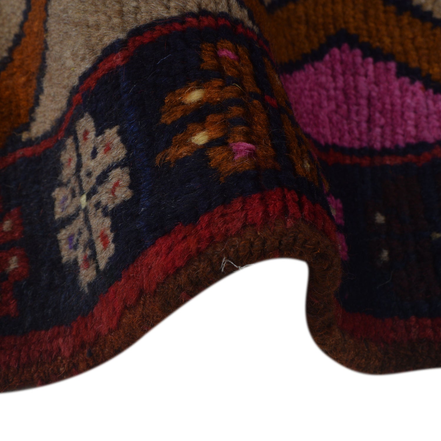 Handmade Balochi Rug 3' 9" x 6' 1" ft / 115 x 186 cm - No. W27309