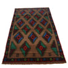 Handmade Balochi Rug 3' 10" x 6' 3" ft / 118 x 190 cm - No. W27310