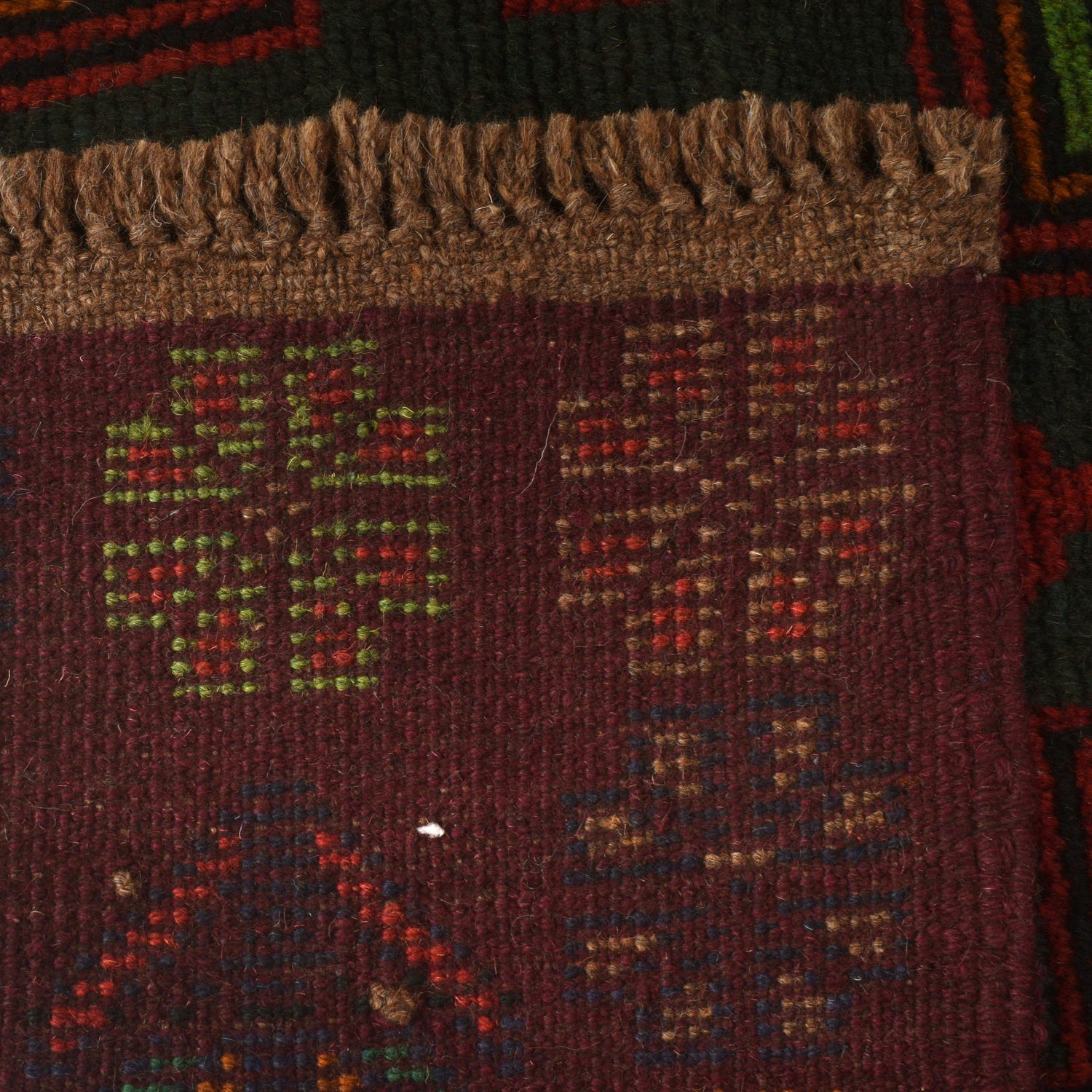 Handmade Balochi Rug 4' 3" x 5' 12" ft / 130 x 182 cm - No. W27311