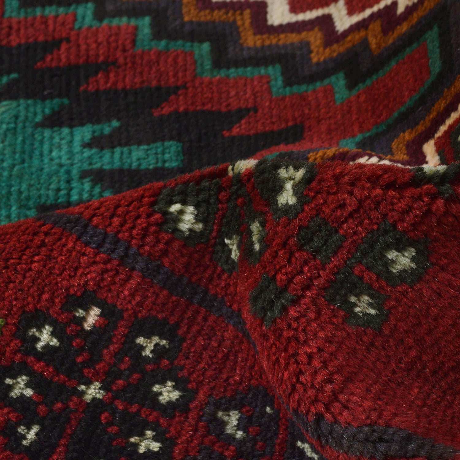 Handmade Balochi Rug 4' 4" x 5' 9" ft / 131 x 175 cm - No. W27312